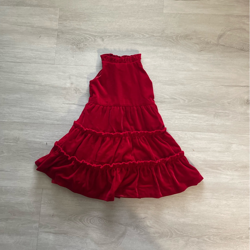 Janie and Jack Red Tiered Dress